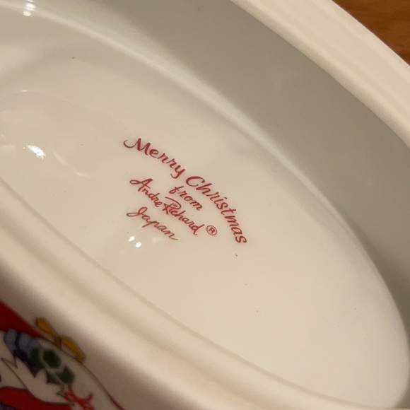 Vintage 2 PC Bathroom Set. Merry Christmas tumbler & soap dish set of two Japan - Picture 8 of 8